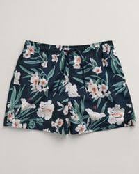 GANT - Oleander Print Swim Shorts - Lyst