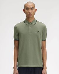 Fred Perry - Twin Tipped Signature Polo Shirt - Lyst