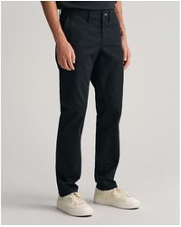 GANT - Slim Fit Twill Chinos - Lyst