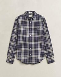 GANT - Regular Fit Poplin Check Shirt - Lyst