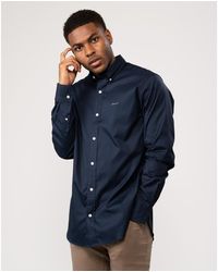 GANT - Regular Fit Long Sleeve Pinpoint Oxford Shirt - Lyst