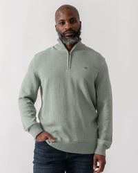 GANT - Casual Cotton Half Zip Jumper - Lyst