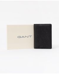 GANT - Leather Bifold Card Holder - Lyst