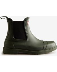HUNTER - Commando Chelsea Boot - Lyst