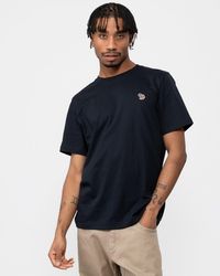 Paul Smith - Ps Regular Fit Short Sleeve Zebra Logo T-Shirt - Lyst