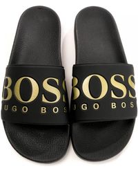hugo boss black and gold bottoms