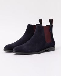 Paul Smith - Cedric Suede Chelsea Boots Colour: 49 Very Dark - Lyst