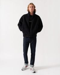 BOSS - Logo-Embroidered Zip-Up Sweatshirt - Lyst