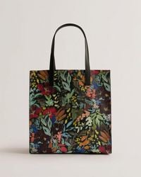 Ted Baker - Beikon Large Painted-meadow Faux-leather Tote Bag - Lyst