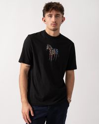 Paul Smith - Ps Casual Fit Multicolour Zebra T-Shirt - Lyst