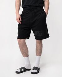 BOSS - Authentic Cotton-terry Drawstring Lounge Shorts With Logo Print - Lyst