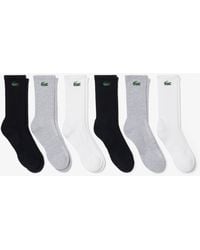 Lacoste - 6-Pack Long Sport Socks - Lyst