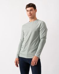 BOSS - Tchark Long Sleeve Stretch Cotton T-Shirt - Lyst