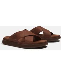 Timberland - Casco Cove Cross Strap Sandals - Lyst