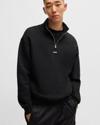 HUGO - Durty244 1/4 Zip Sweatshirt Size: L - Lyst