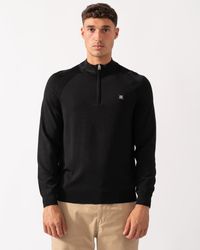 HUGO - Sayford 1/4 Zip Jumper - Lyst