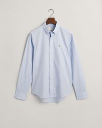 GANT - Slim Fit Long Sleeve Poplin Shirt - Lyst