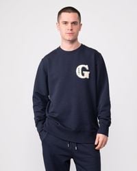 GANT - G Graphic Crew Neck Sweatshirt - Lyst