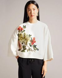 Ted Baker - Laurale Sweatshirt With Embroidery - Lyst