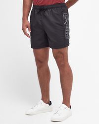 Barbour - Large Logo Swimming Shorts - Lyst