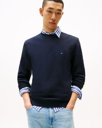 Tommy Hilfiger - Essential Terry Cotton Crew Neck - Lyst
