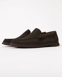 BOSS - Sienna Suede Loafers - Lyst