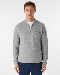 Oliver Sweeney - Killala Alpaca Wool Blend Quarter Zip Jumper - Lyst