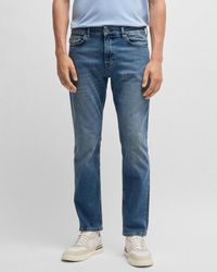 BOSS - Delaware Bo Slim Fit Comfort-Stretch Jeans Nos - Lyst