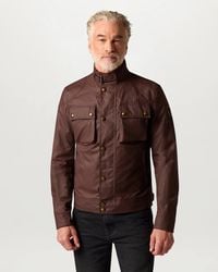 Belstaff - Racemaster Waxed Cotton Compact Field Jacket - Lyst