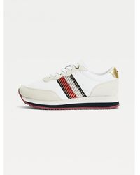tommy hilfiger white trainers womens