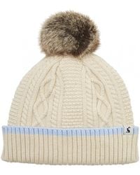 womens bobble beanie hats