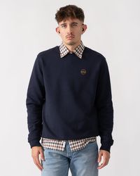 Napapijri - Badge Crew Neck Sweatshirt - Lyst