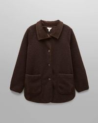 Joules - Sadie Longline Fleece Jacket - Lyst