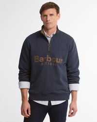 Barbour - Fosse Half Zip Sweatshirt - Lyst