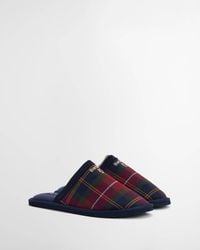 Barbour - Everitt Tartan Mule Slippers - Lyst