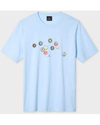 Paul Smith - Ps Regular Fit Bottle Tops Graphic T-Shirt - Lyst