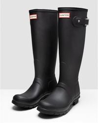 HUNTER Original Tall Ladies Wellington Boots - Black