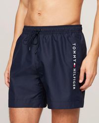 Tommy Hilfiger - Medium Drawstring Swim Shorts - Lyst