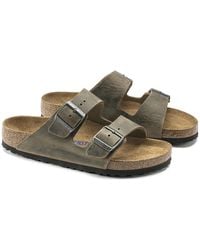 Birkenstock - Arizona Soft Footbed Oiled Leather Sandals - Lyst