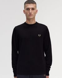 Fred Perry - Classic Crew Neck Jumper Nos Size: M - Lyst