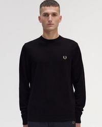 Fred Perry - Classic Crew Neck Jumper Nos Size: M - Lyst