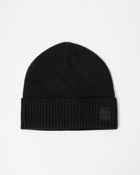BOSS - Akaio R Beanie With Logo Label - Lyst