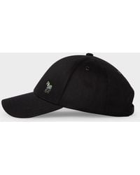 Paul Smith - Ps Cotton Zebra Logo Baseball Cap - Lyst