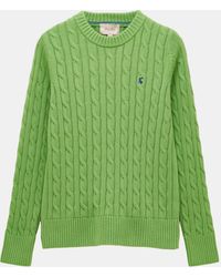 Joules - Classic Cable Knit Jumper - Lyst