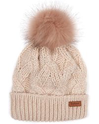 barbour womens bobble hat