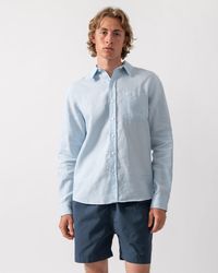 COLORFUL STANDARD - Long Sleeve Linen Shirt - Lyst