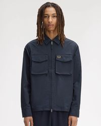 Fred Perry - Ripstop Pocket Overshirt - Lyst