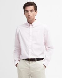 Barbour - Crest Poplin Long Sleeve Tailored Shirt - Lyst