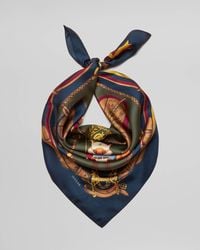 Joules - Bloomfield Silk Scarf - Lyst