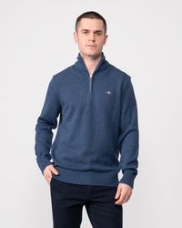 GANT - Tonal Archive Shield Hoodie Colour: 403 Dusty Sea, Size: L - Lyst